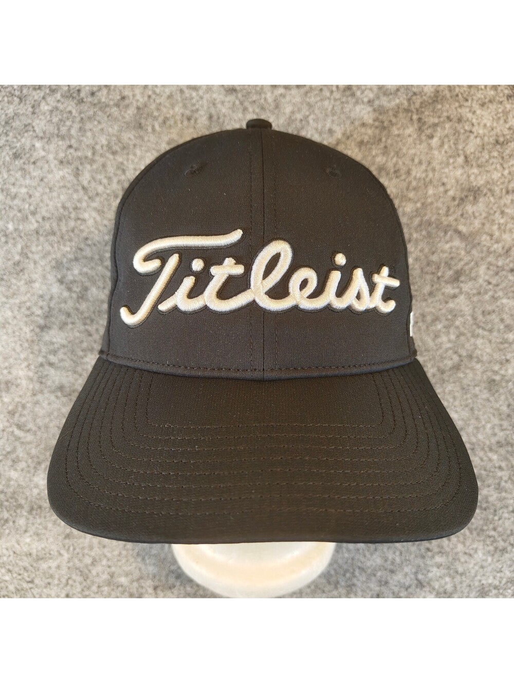 Titleist Pro V1 Golf Hat Cap Black Adjustable Strapback FJ FootJoy Logo